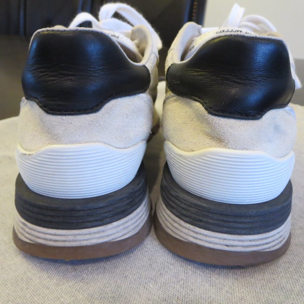 Brunello Cucinelli Monili Beaded Detail Leather Runners Sneakers EUR 37 / US 6.5 - Picture 5 of 12